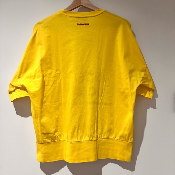 Dsquared2 Bad Scout t-shirt, Basic yellow, limited edition, Women’s size Medium - Picture 5 of 8